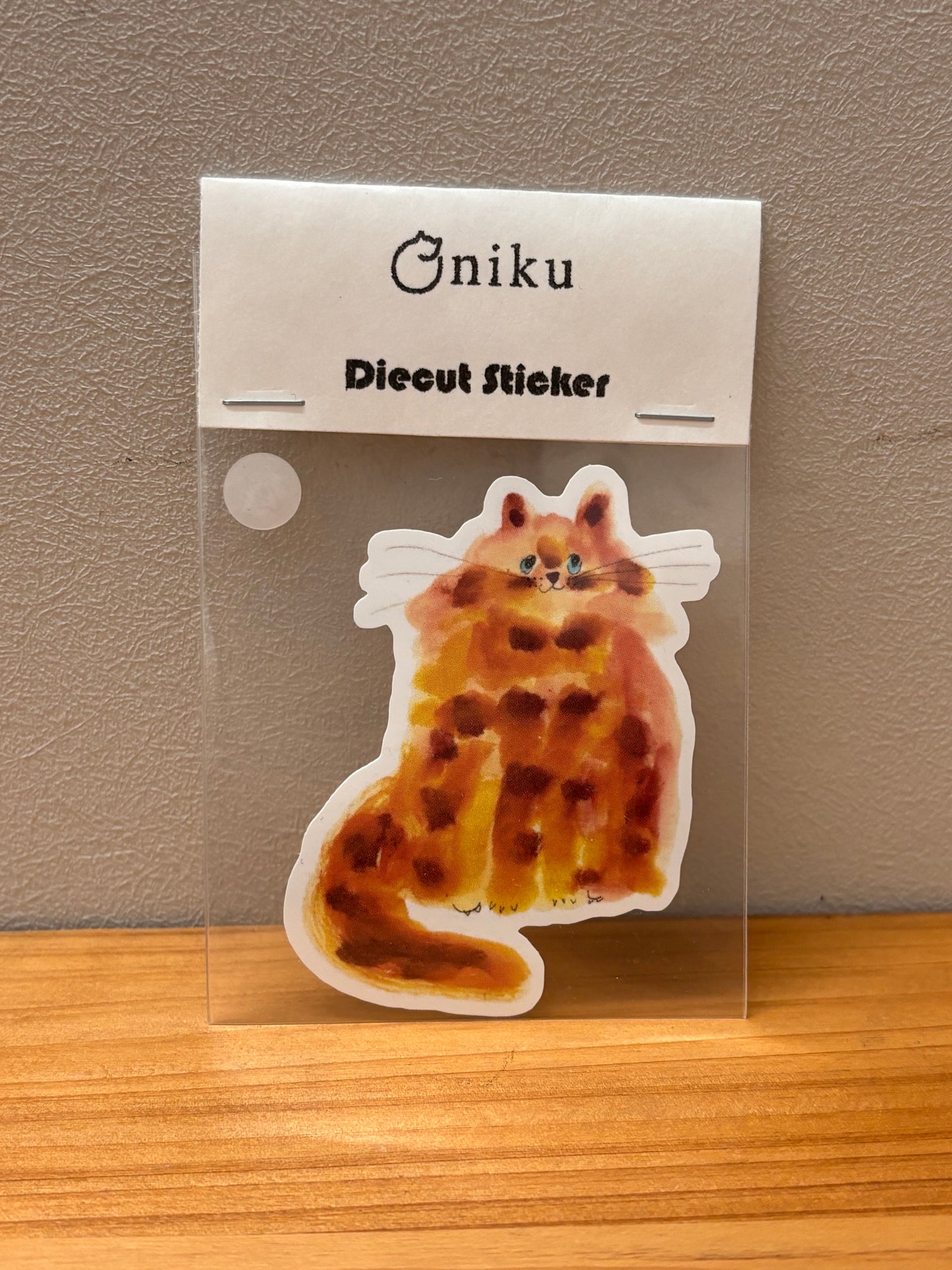 ★oniku ★ ダイカットステッカーB 【全5種】