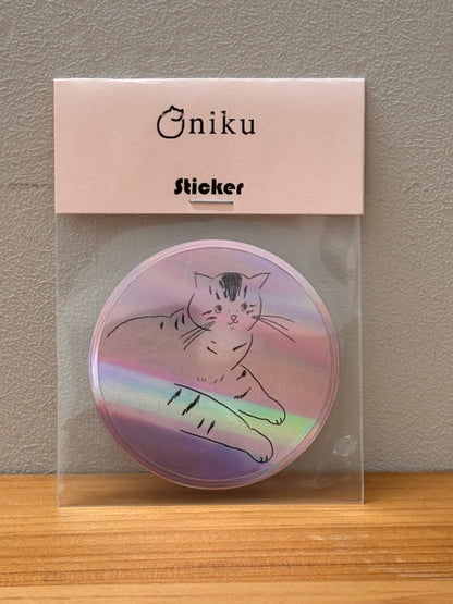 ★oniku ★ オーロラステッカーF