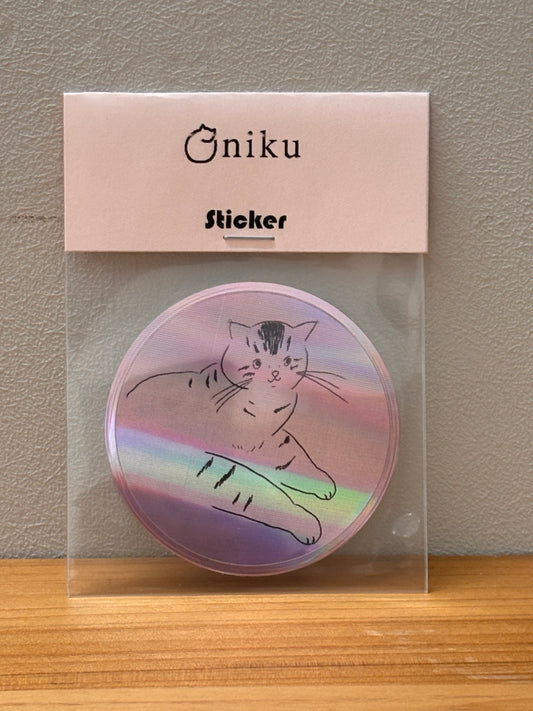 ★oniku ★ オーロラステッカーF
