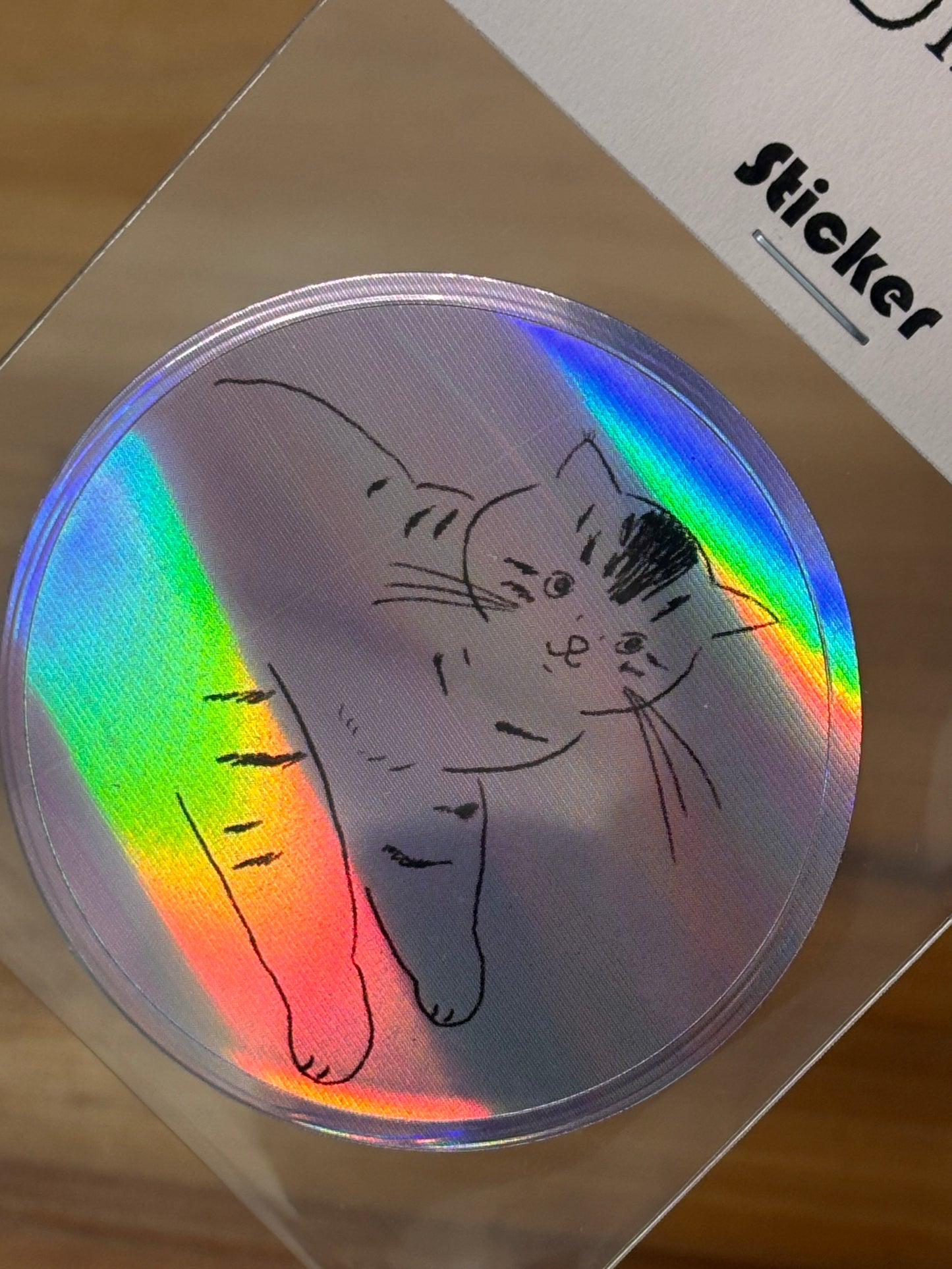 ★oniku ★ オーロラステッカーF