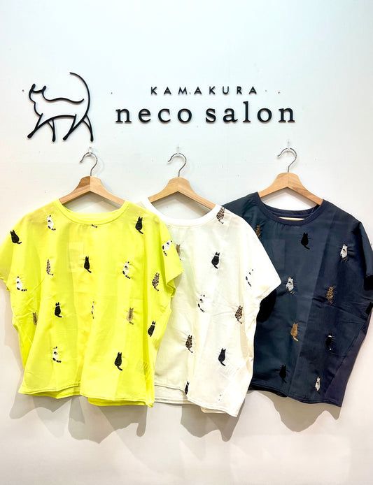 刺繍プルオーバー