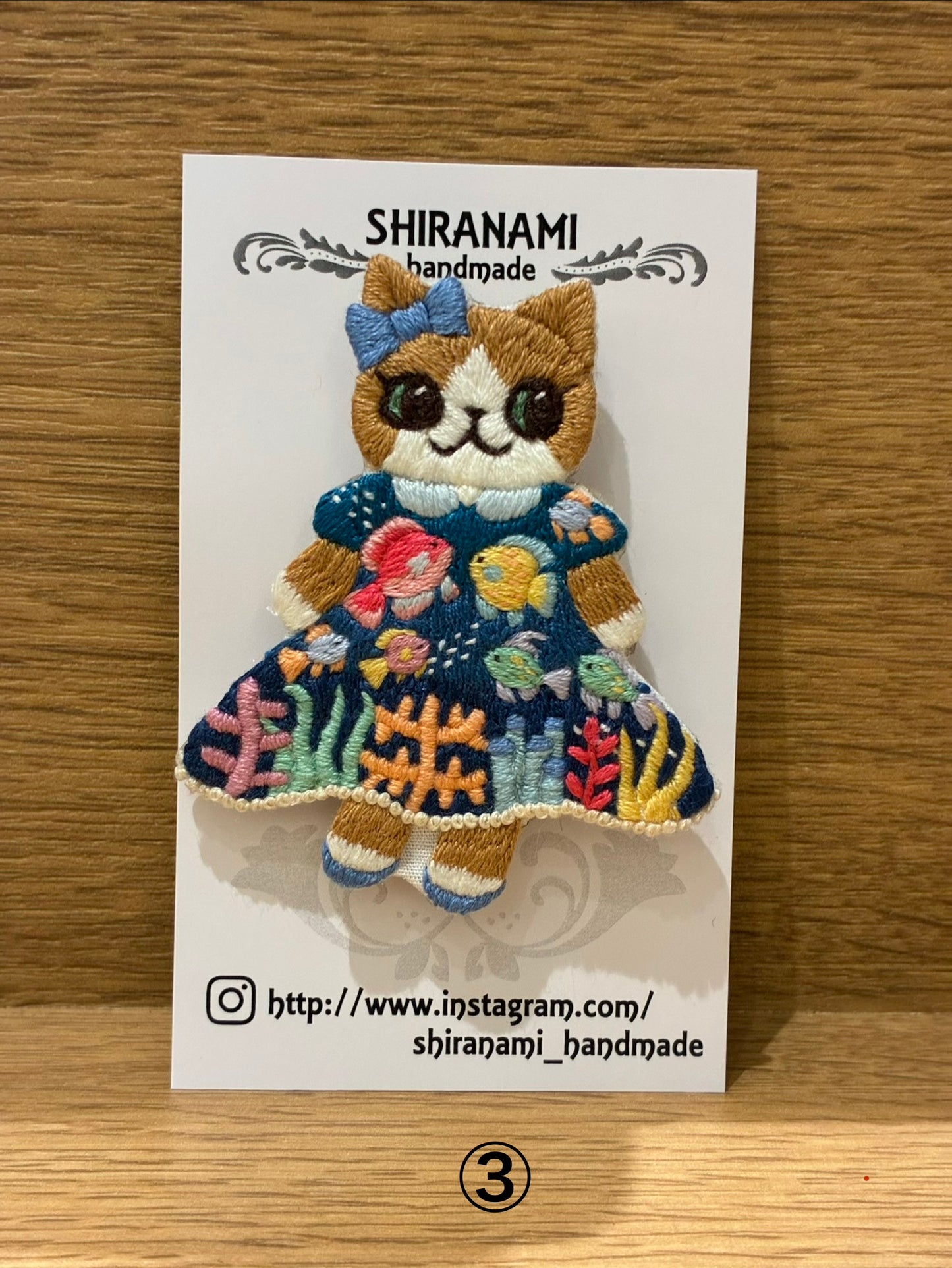 【shiranamiさん作品お一人様2作品まで! 】★shiranami_handmadeブローチ