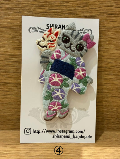【shiranamiさん作品お一人様2作品まで! 】★shiranami_handmadeブローチ