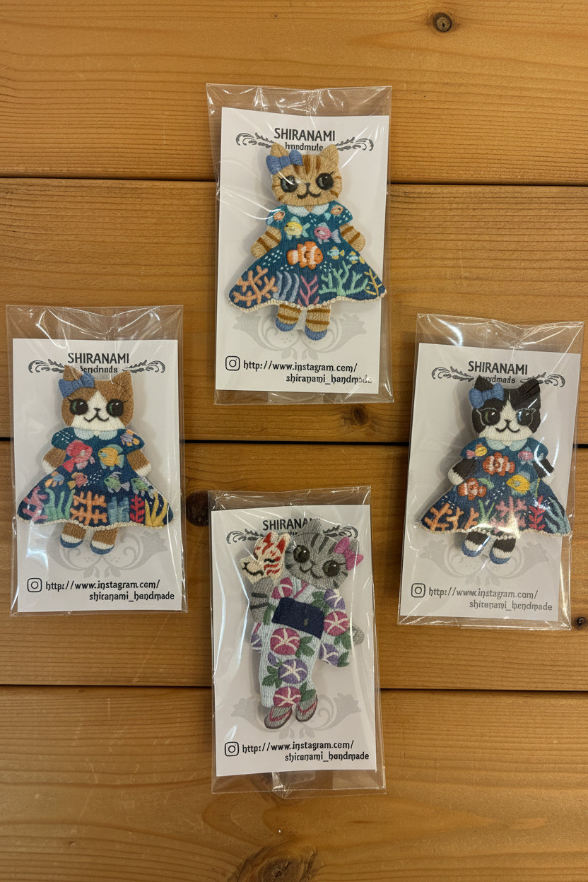 【shiranamiさん作品お一人様2作品まで! 】★shiranami_handmadeブローチ