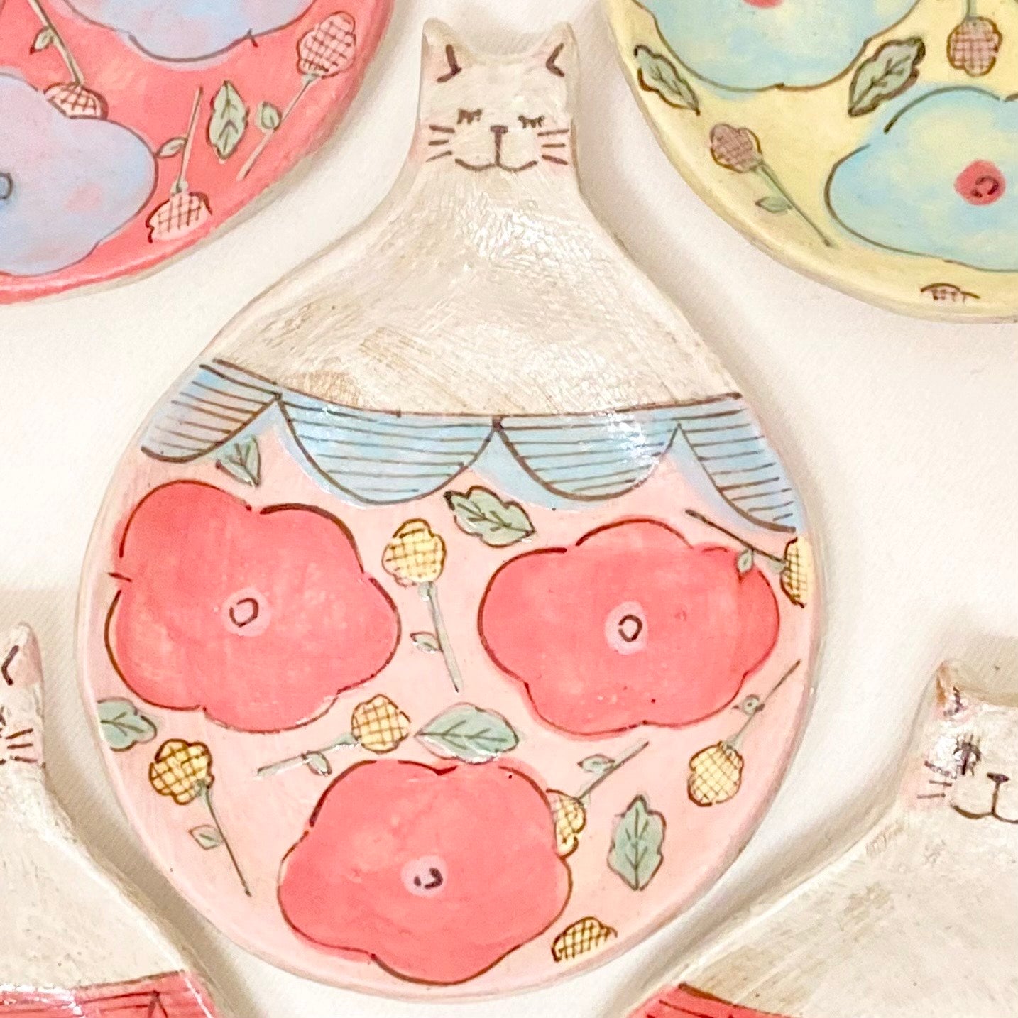 the cozy nook ねこの小皿