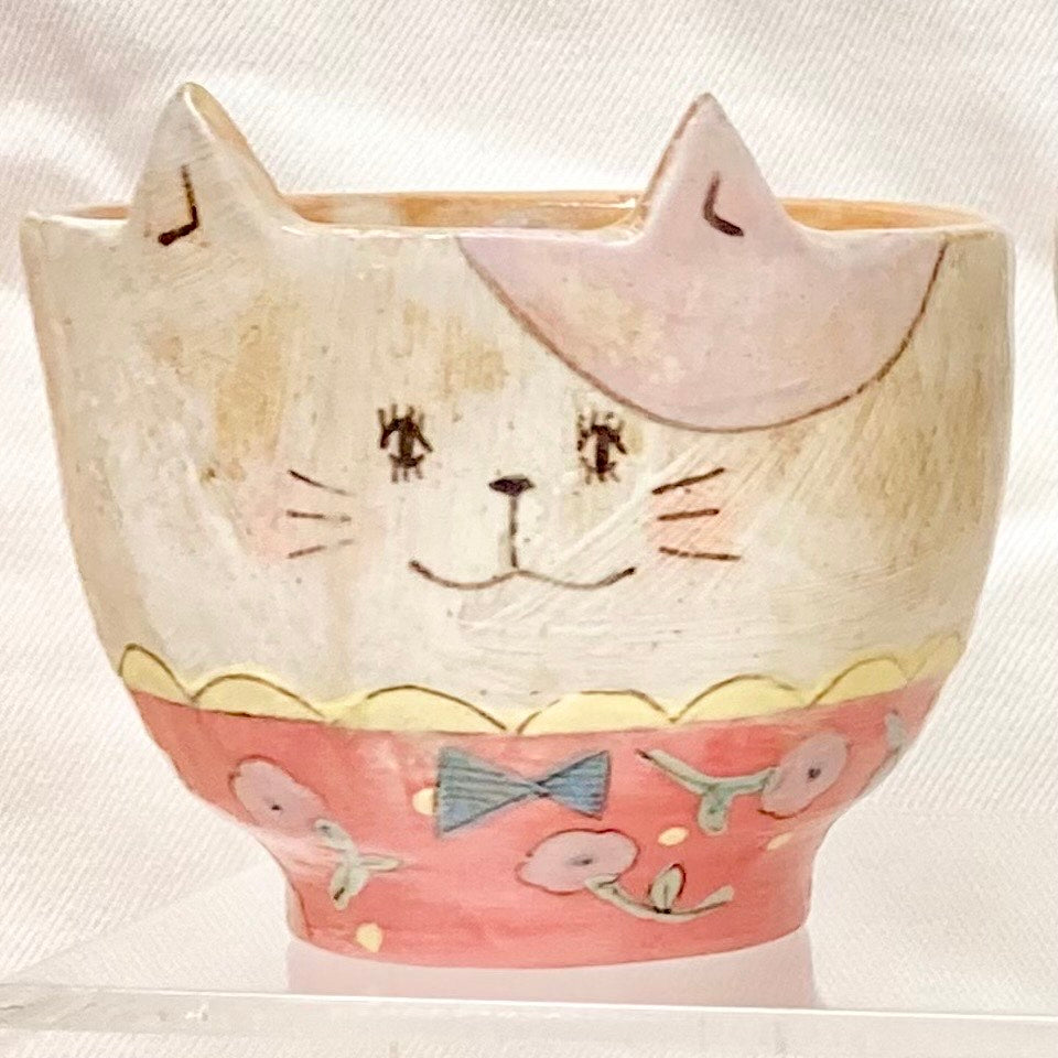 the cozy nook ねこの丸底フリーカップ