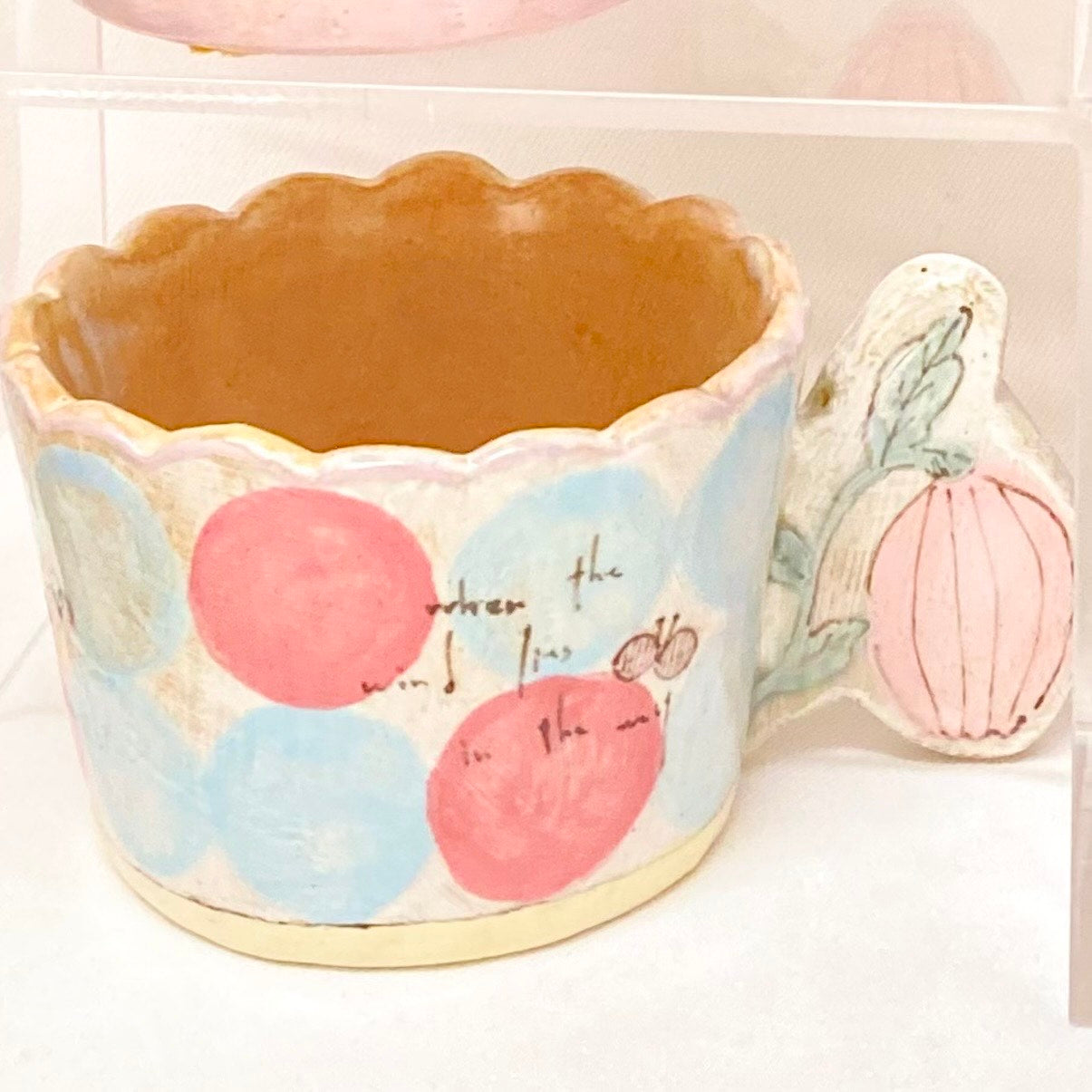 the cozy nook 水玉柄のマグカップ