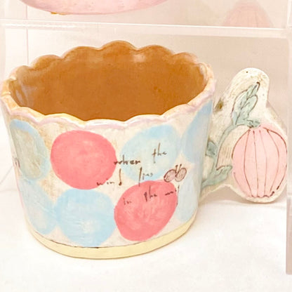 the cozy nook 水玉柄のマグカップ