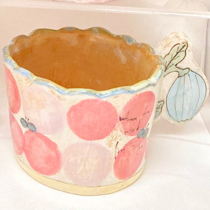 the cozy nook 水玉柄のマグカップ