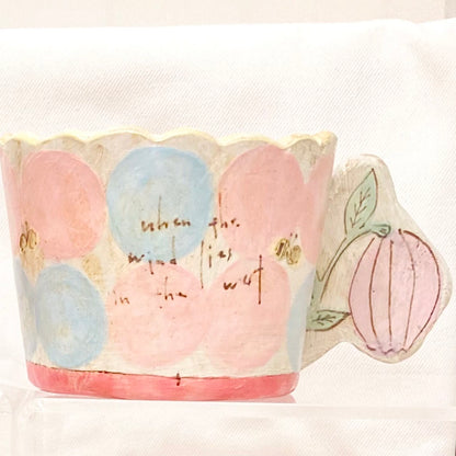 the cozy nook 水玉柄のマグカップ