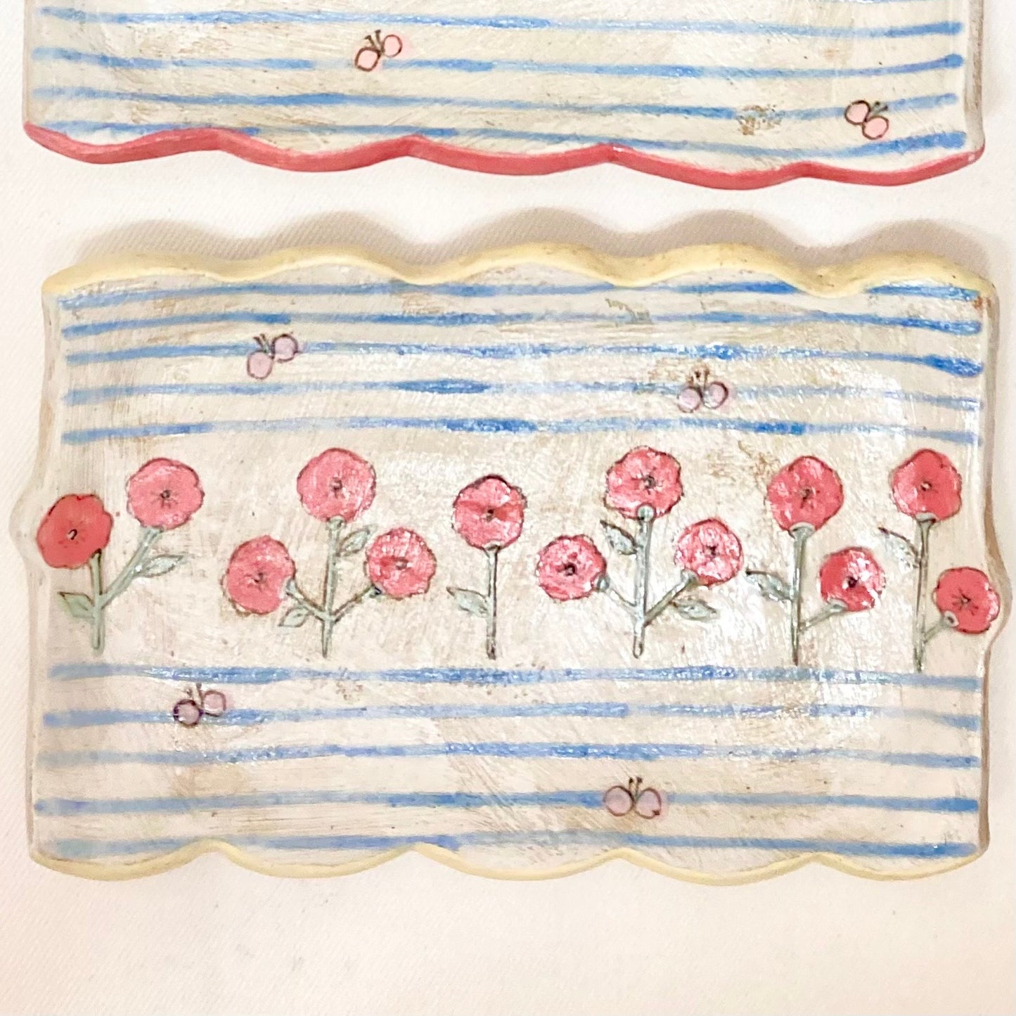 the cozy nook 小花柄長方形皿