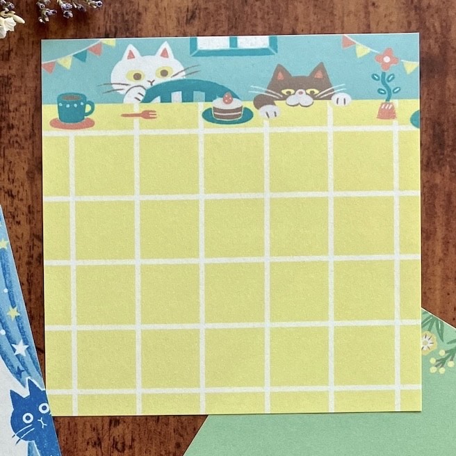 【れんこん社】  memo paper（おひるね・よふかし・おやつ・かくれんぼ）  (国分寺店)