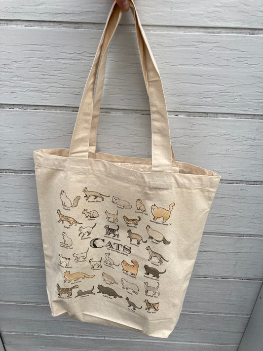 トートバッグL 猫図鑑