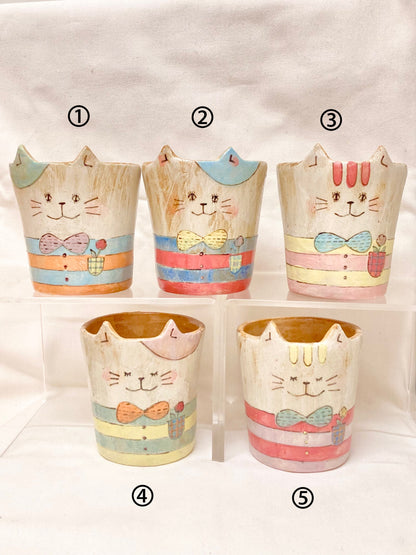 the cozy nook ねこの縦長フリーカップ