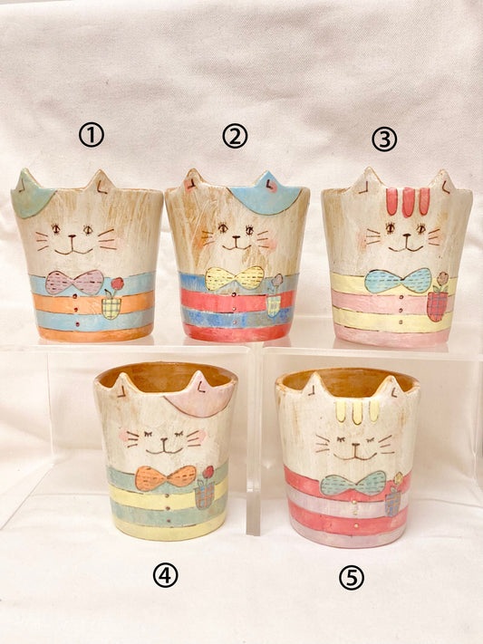 the cozy nook ねこの縦長フリーカップ