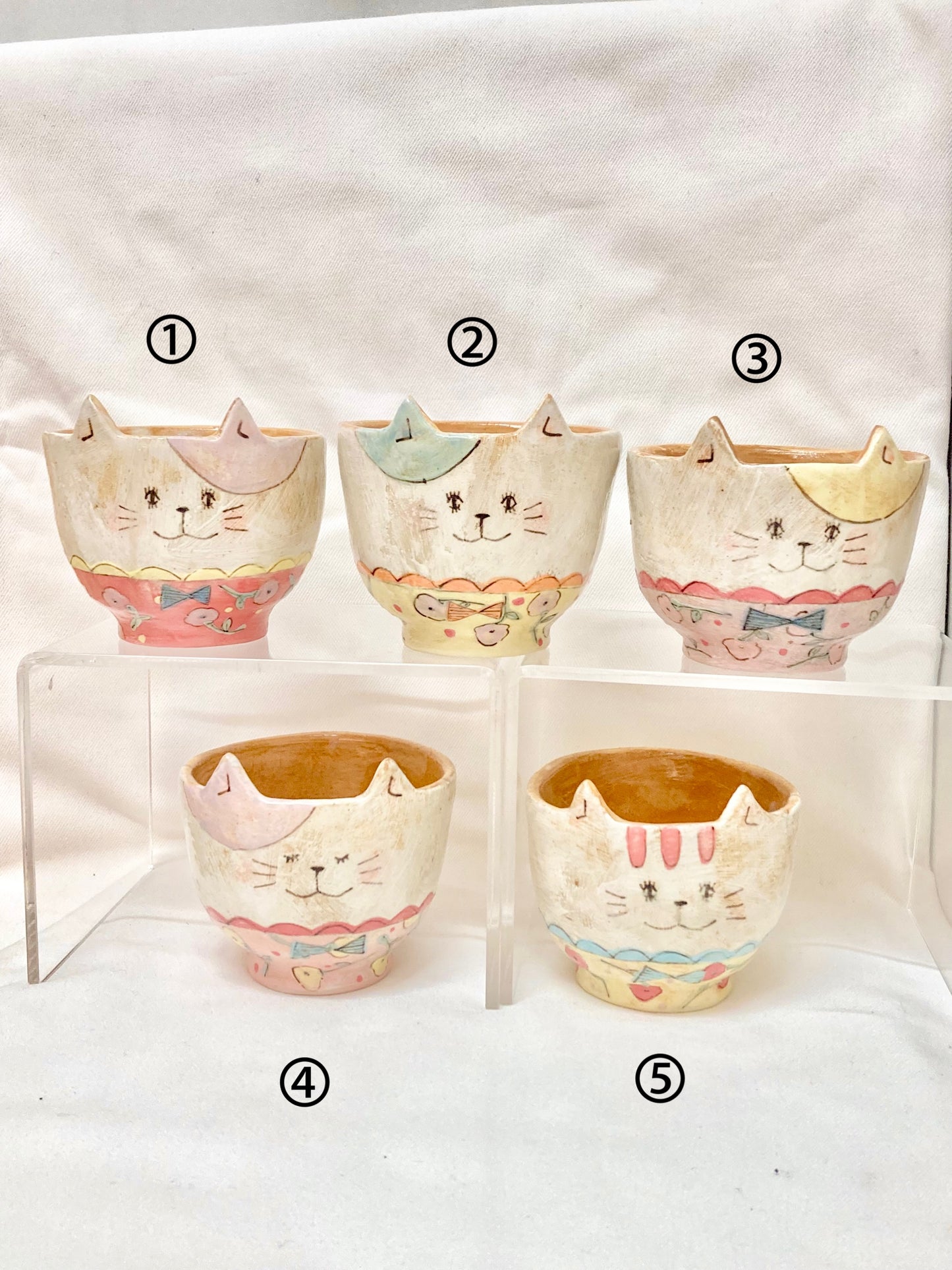 the cozy nook ねこの丸底フリーカップ