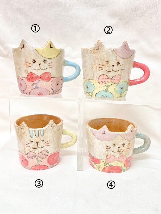 the cozy nook ねこのミニマグカップ