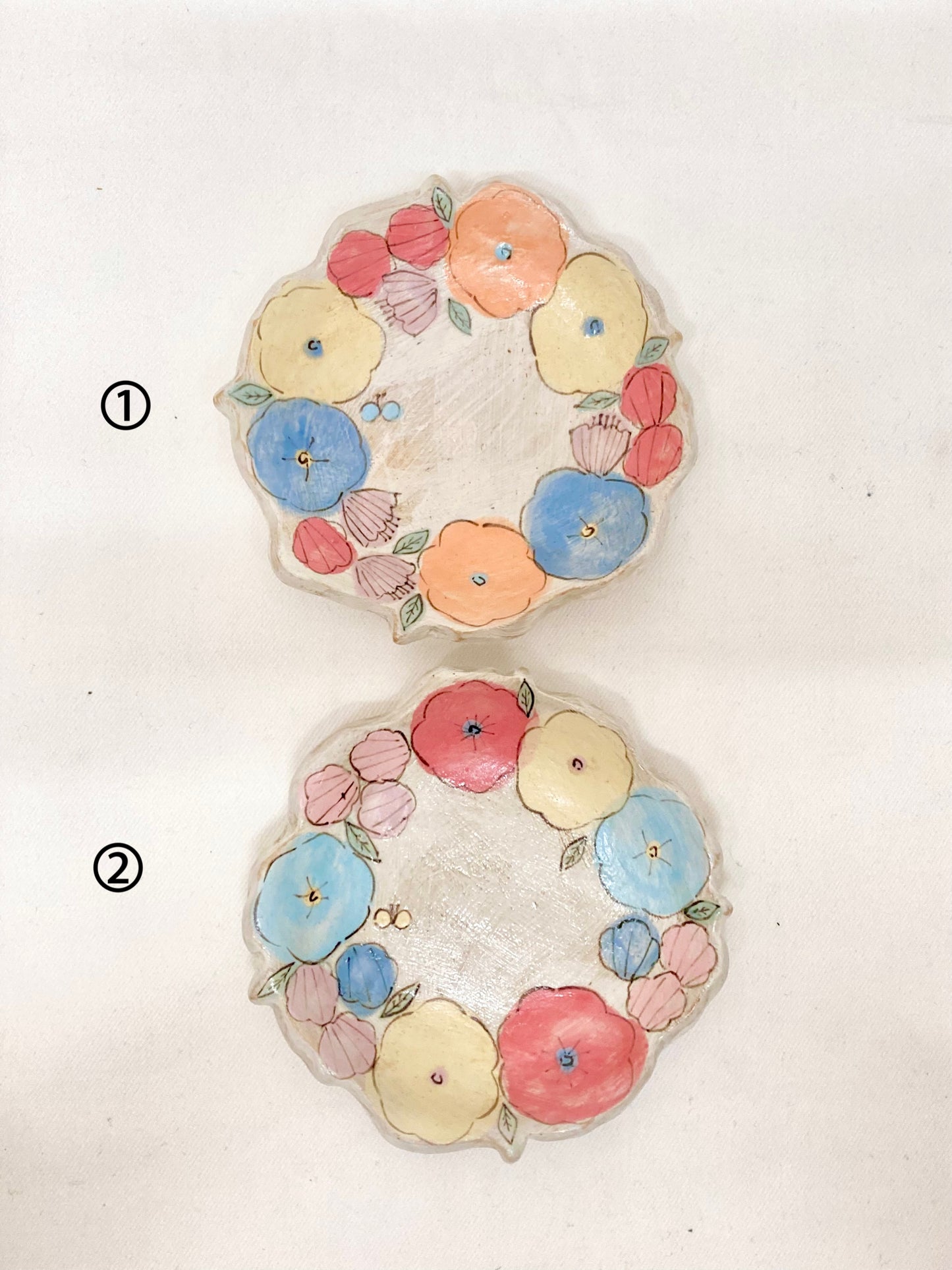 the cozy nook 花輪の小皿