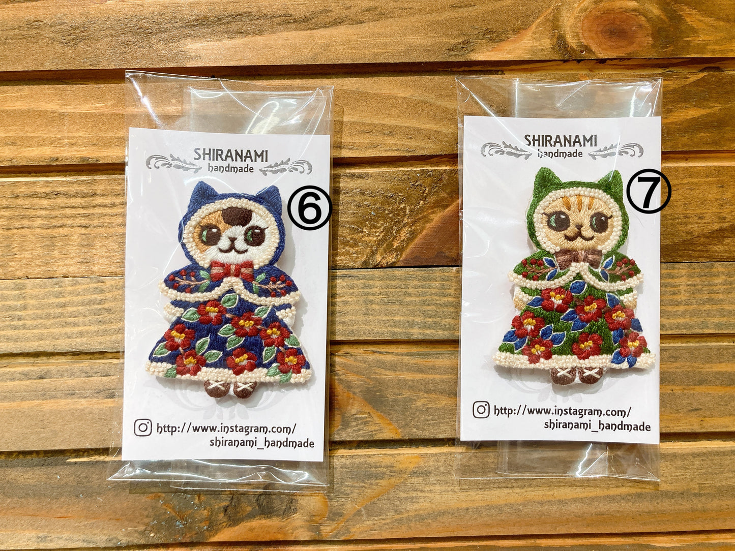 お一人様2個まで!!  ★shiranami_handmade　お洋服ブローチ