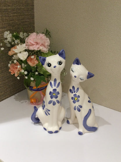 ペア猫 レトロ