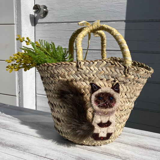 ★petitmapleleaf お・も・て・にゃー・し  マルシェBag(小)