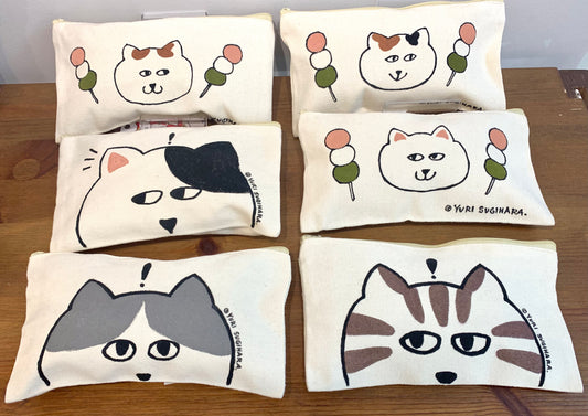 ☆すぎはらゆり☆手描きポーチ(国分寺店)