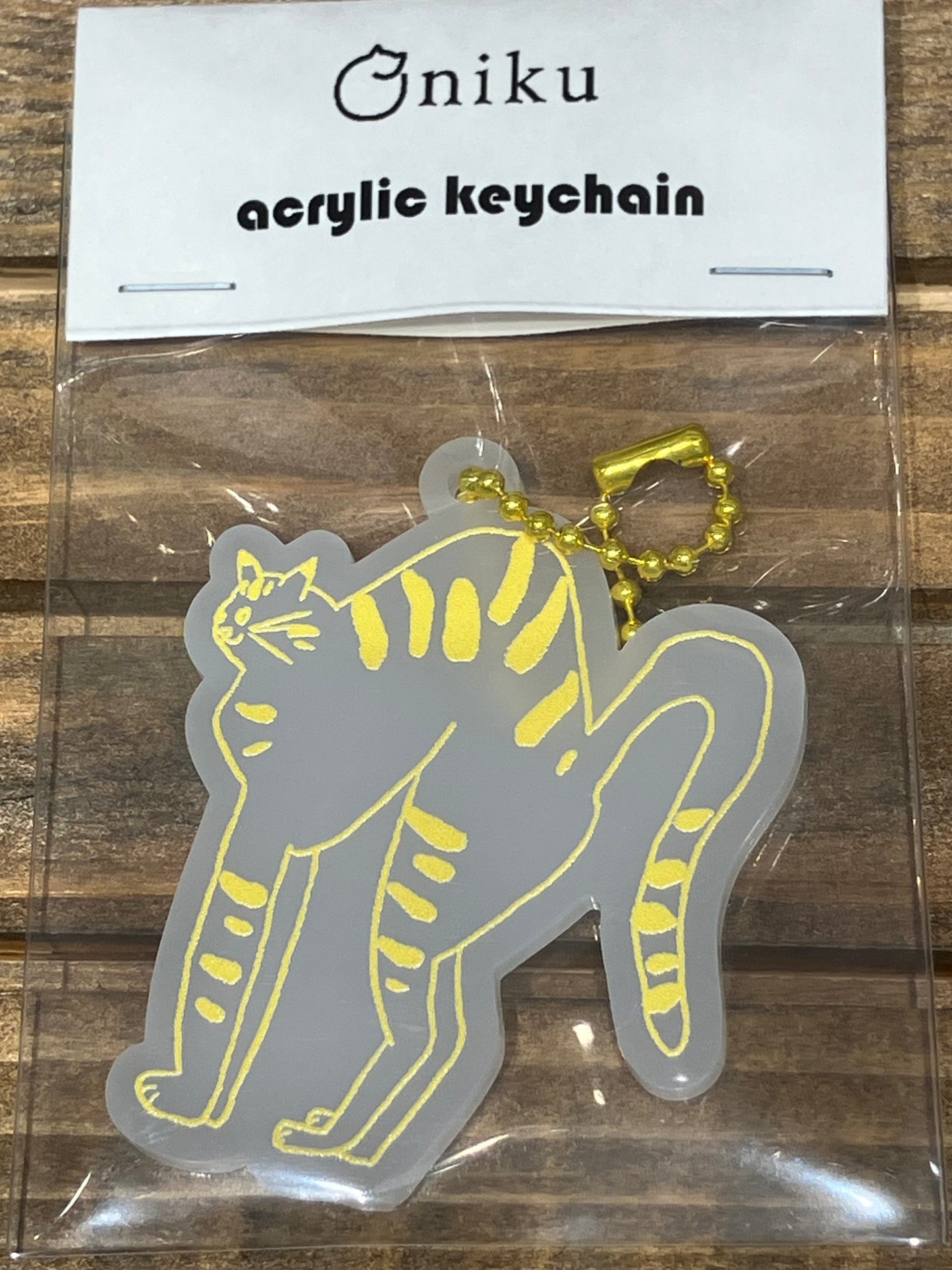★oniku ★ アクリルキーホルダーC 〈オパール白〉【全4種】