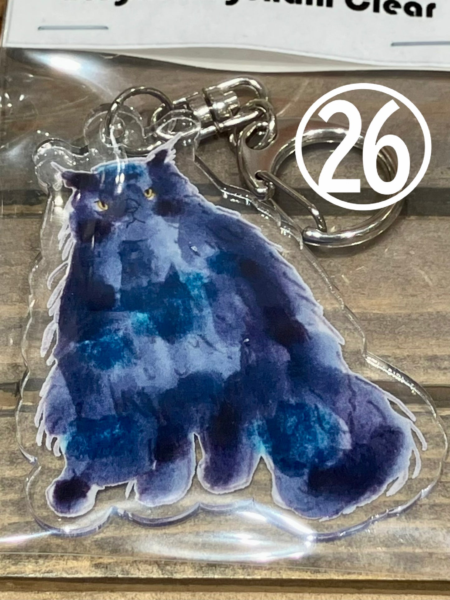 ★oniku ★ アクリルキーホルダーA 〈クリア〉【全26種】