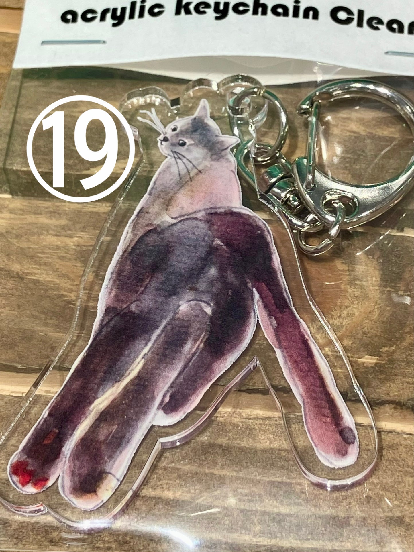 ★oniku ★ アクリルキーホルダーA 〈クリア〉【全26種】