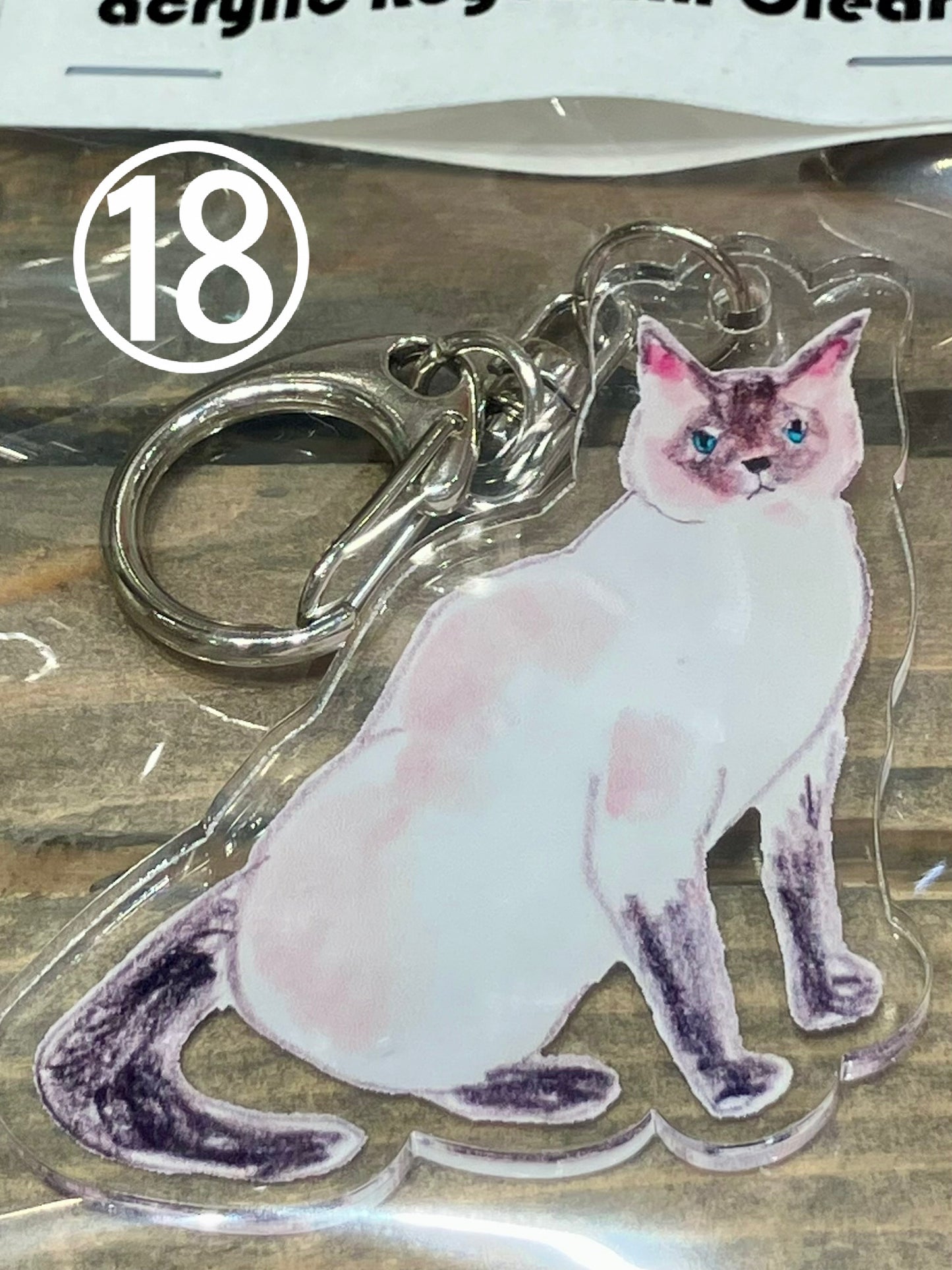 ★oniku ★ アクリルキーホルダーA 〈クリア〉【全26種】