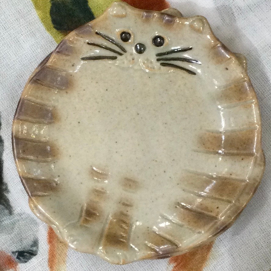 ねこのうつわ 豆皿10cm