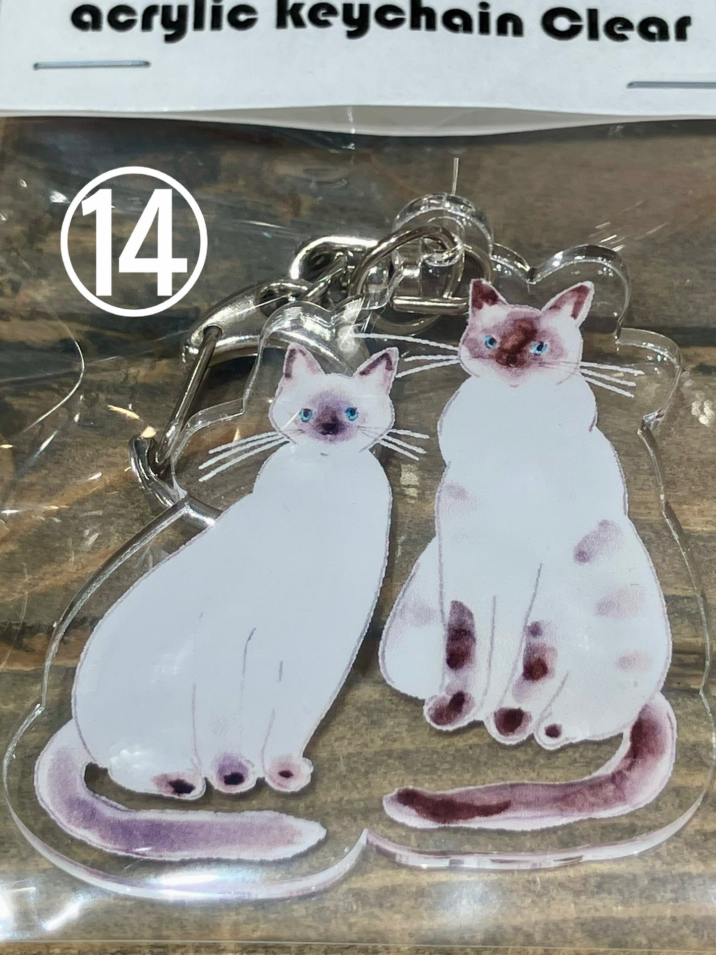 ★oniku ★ アクリルキーホルダーA 〈クリア〉【全26種】