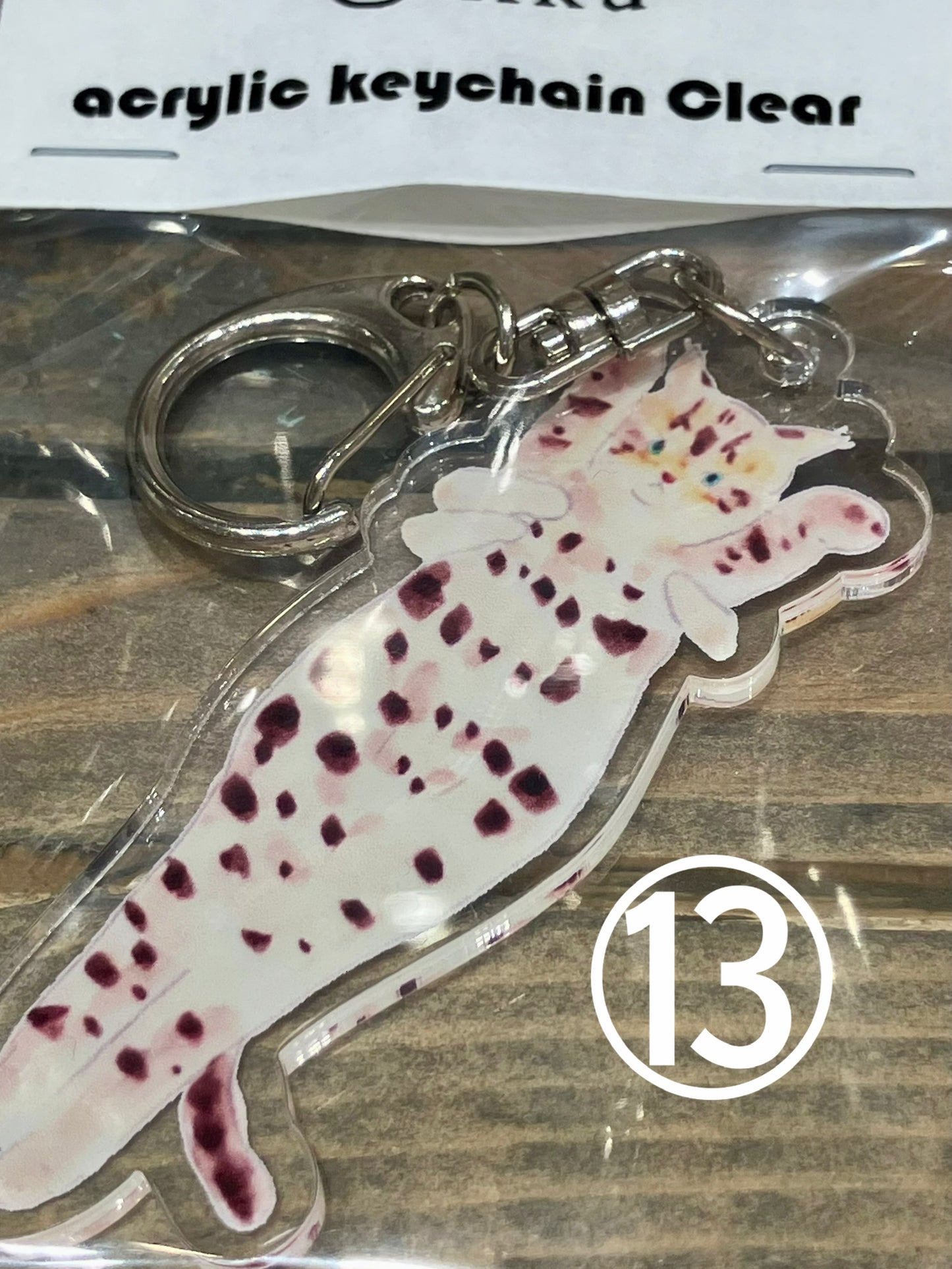 ★oniku ★ アクリルキーホルダーA 〈クリア〉【全26種】