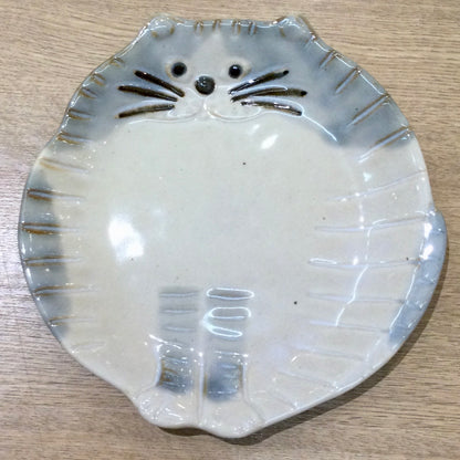 ねこのうつわ 中皿17㎝