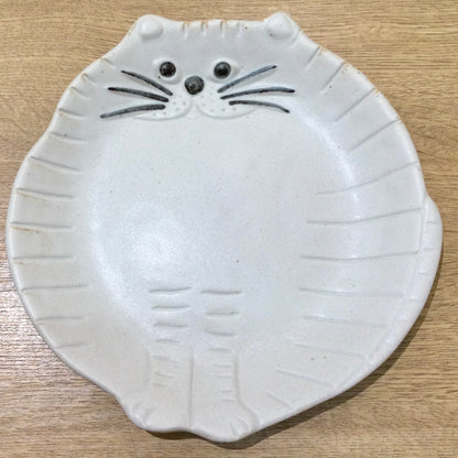 ねこのうつわ 中皿17㎝