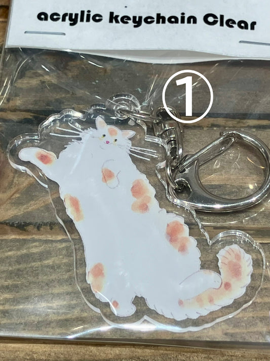 ★oniku ★ アクリルキーホルダーA 〈クリア〉【全26種】