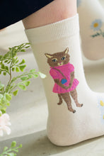 画像をギャラリービューアに読み込む, ナタリーレテ　ソックス daisy cat
