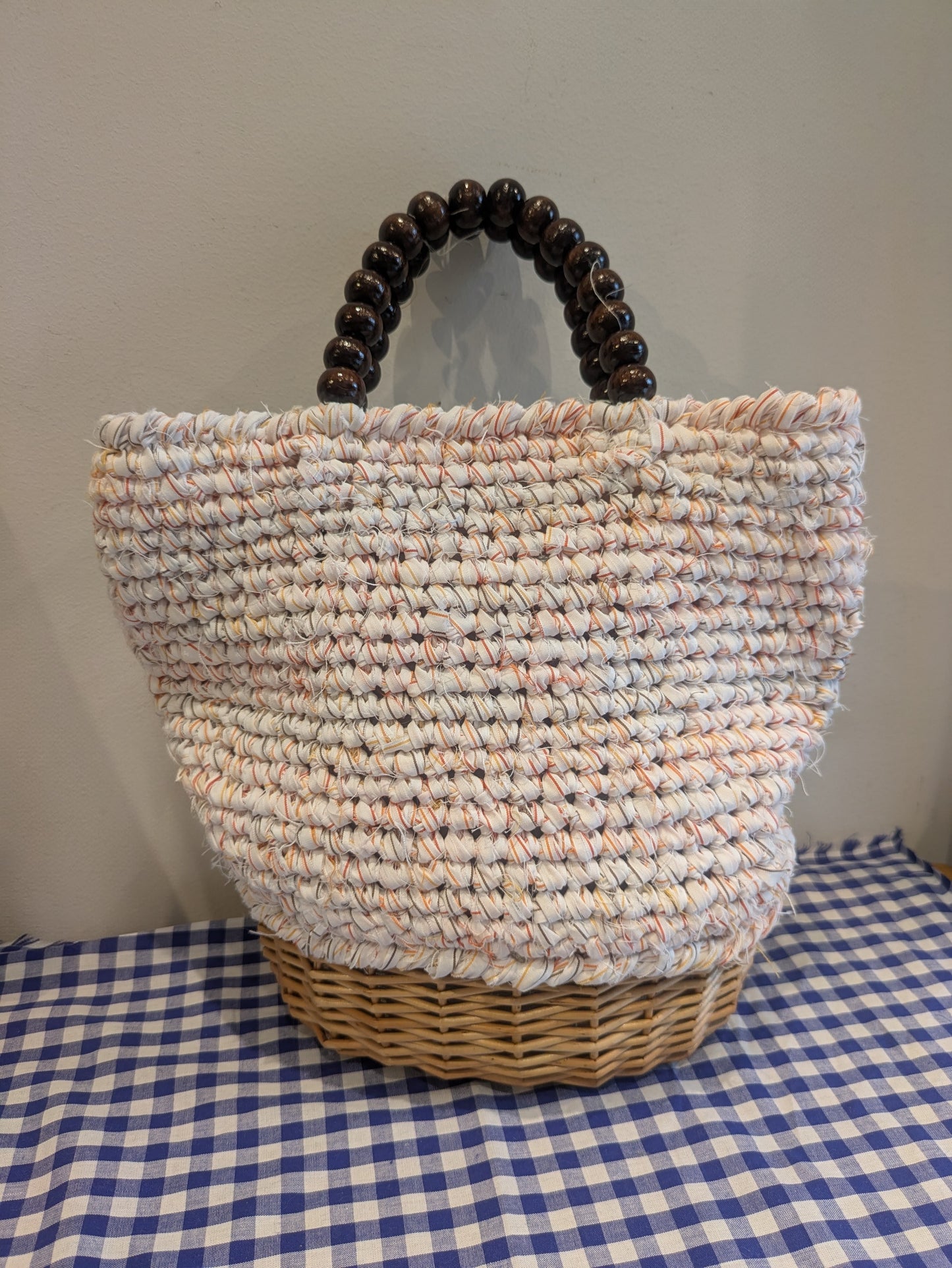 petitmapleleaf バンザイ猫 Basketbag