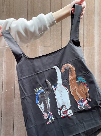 CORISCO Animal Village アニマル前後プリントエコバッグ