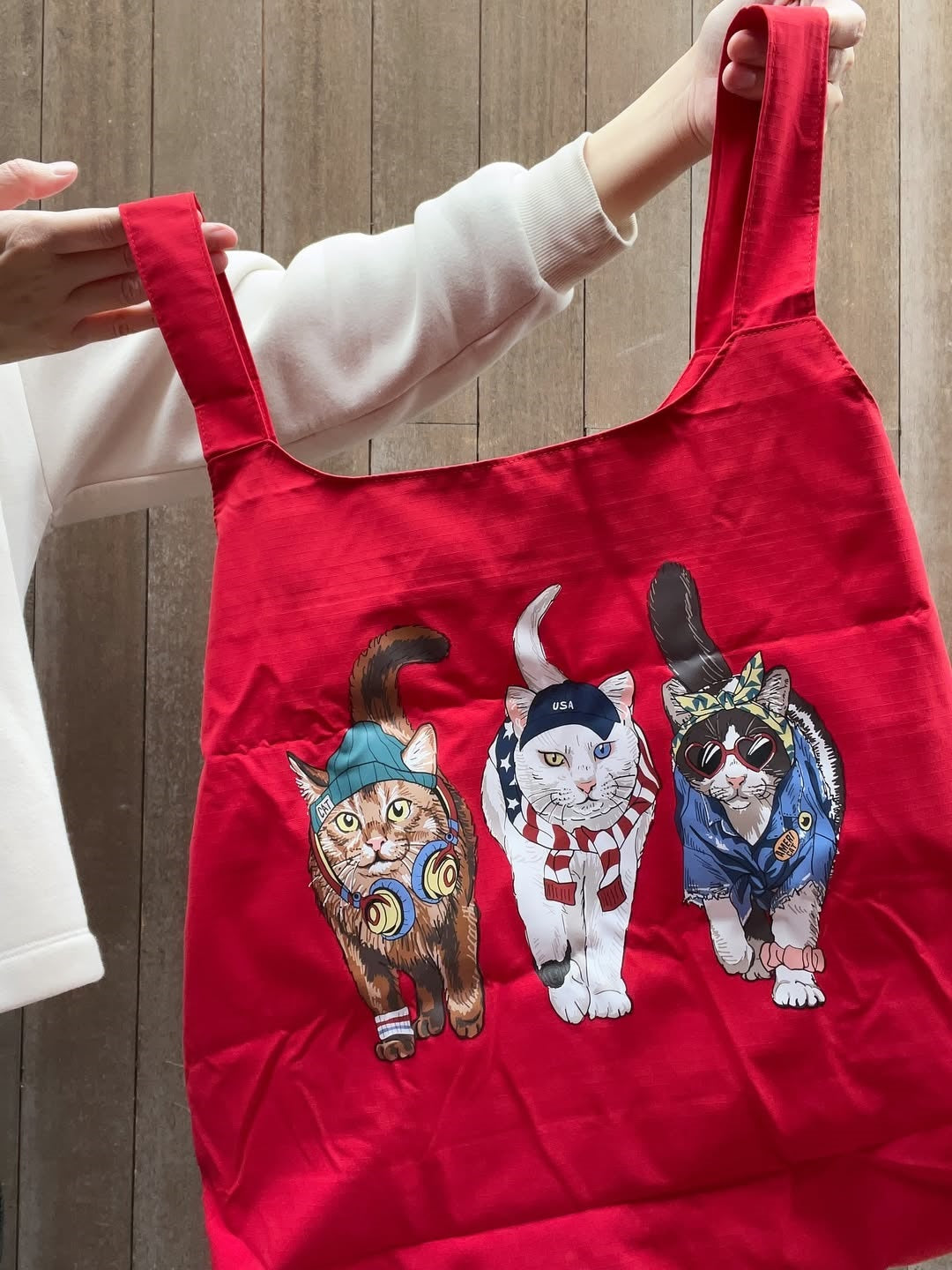 CORISCO Animal Village アニマル前後プリントエコバッグ