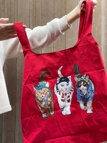 CORISCO Animal Village アニマル前後プリントエコバッグ