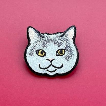 ★Kitty by maltamarie 刺繍ブローチ【全10種】