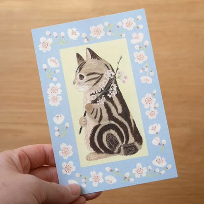 絵本の中のねこポストカード【全11種】