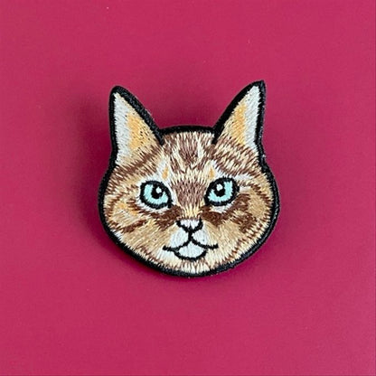 ★Kitty by maltamarie 刺繍ブローチ【全10種】