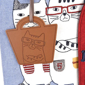 手さげバッグ　ネコまるけ【全３色】