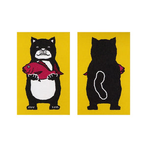 ZUCO ASOBI ネコおっさんのメッセージカード【全3柄】