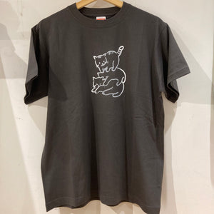 ★やまなかようこ★  Tシャツ 3匹のねこ【全5色】