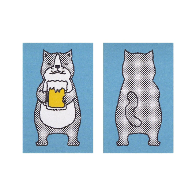 ZUCO ASOBI ネコおっさんのメッセージカード【全3柄】 – 鎌倉ねこ 